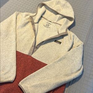 L.L. Bean Women’s Tan Half Button Sweater
